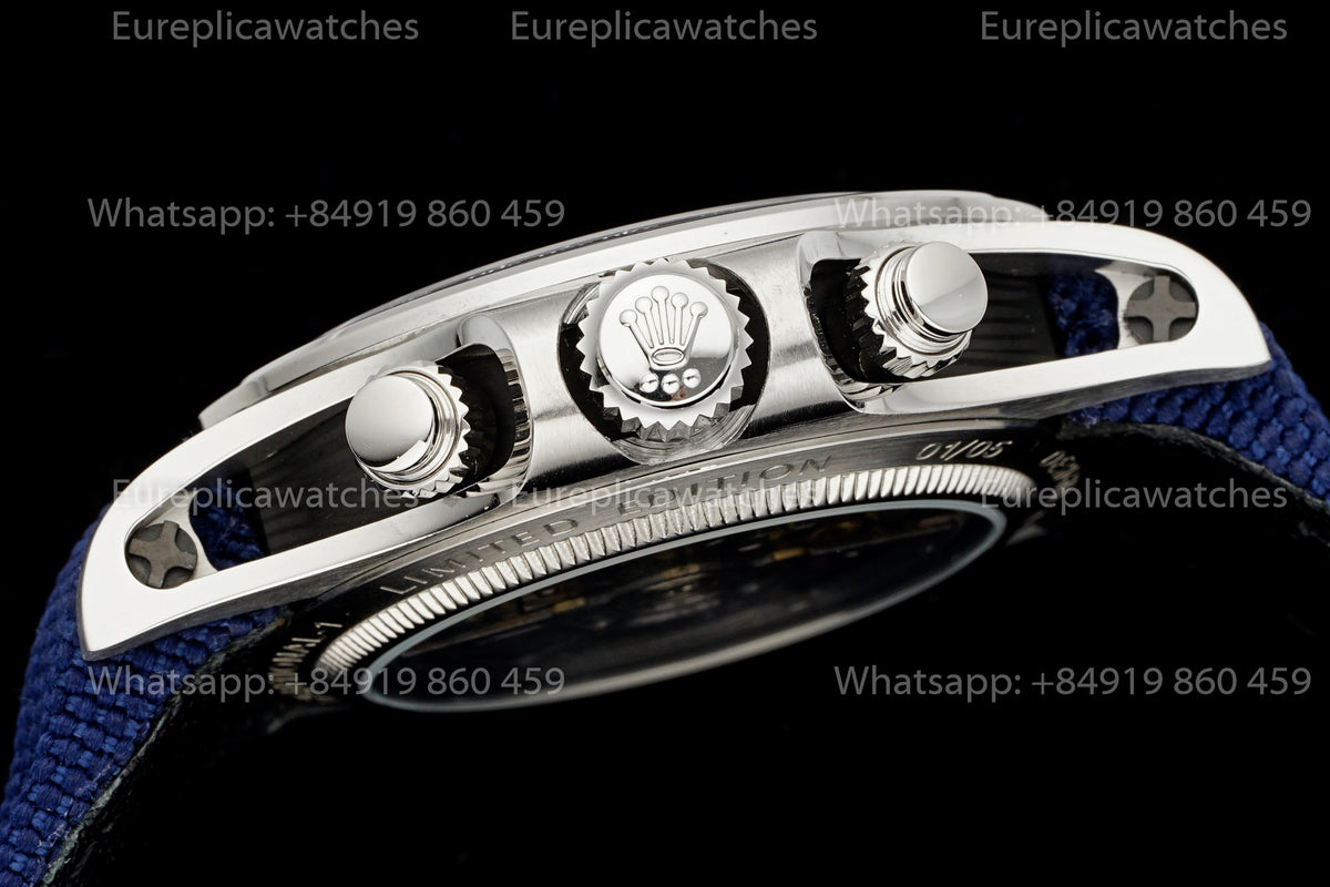DIW Rolex Daytona Blue Kyanite Carbon Edition – Natural Blue Kyanite Dial