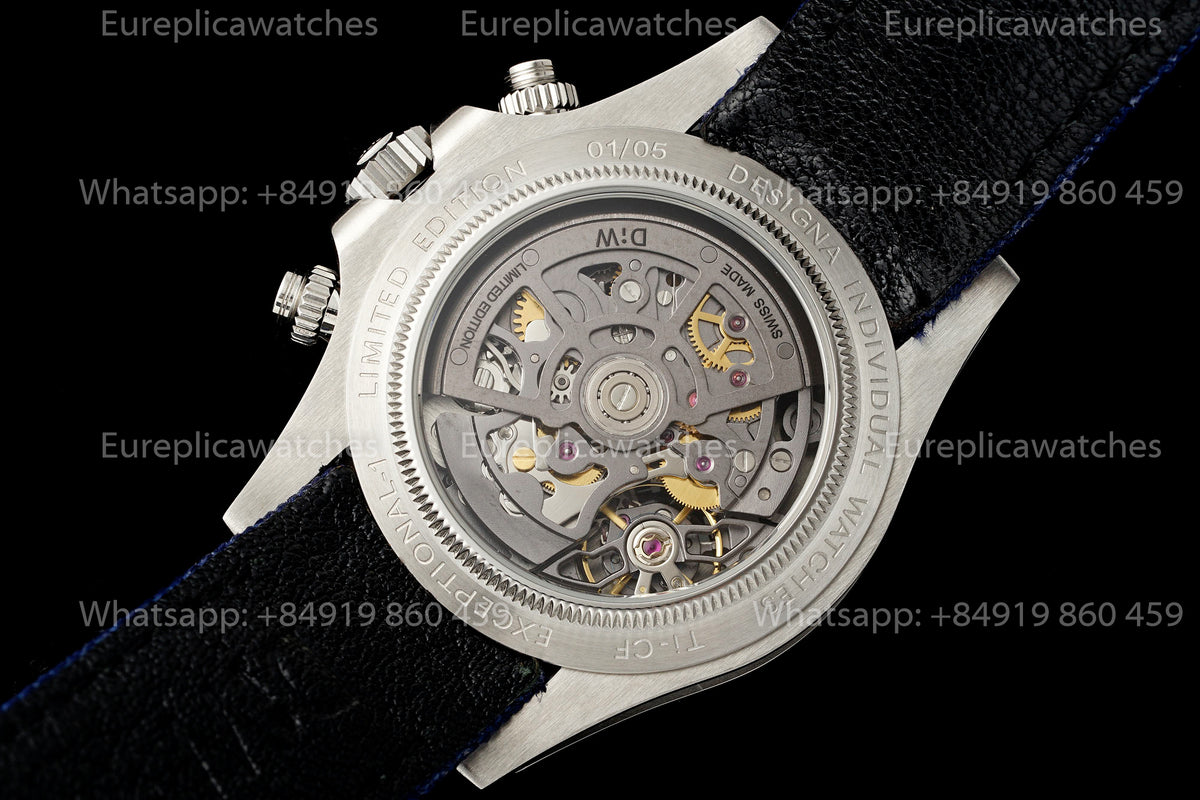 DIW Rolex Daytona Blue Kyanite Carbon Edition – Natural Blue Kyanite Dial