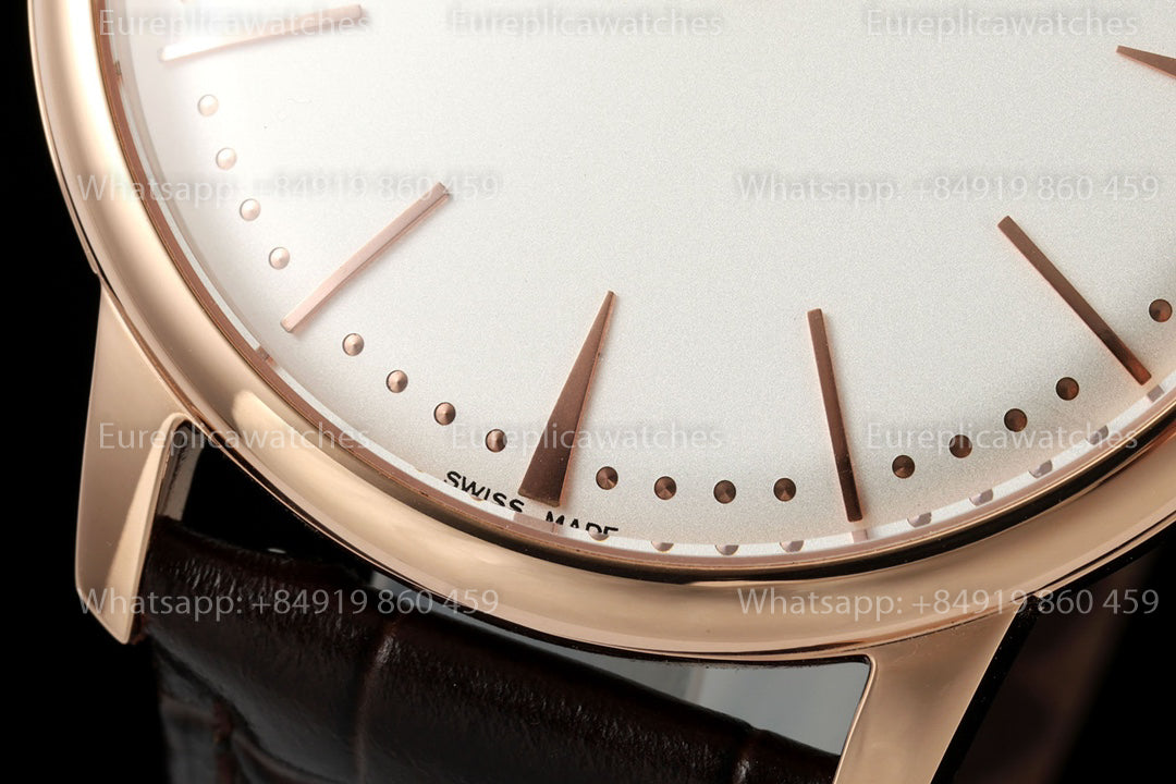 KZ Factory Vacheron Constantin traditionnelle 81180 White Dial and rose gold case dress watch
