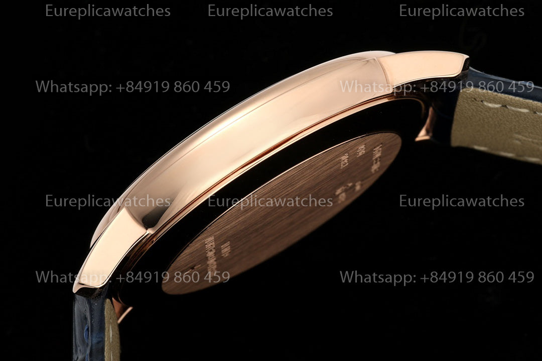 KZ Factory Vacheron Constantin traditionnelle 81180 Blue Dial and rose gold case dress watch