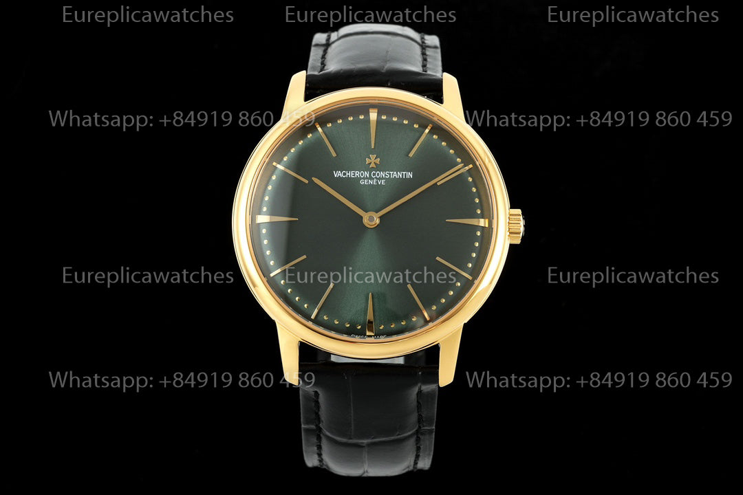 KZ Factory Vacheron Constantin traditionnelle 81180 Green Dial and Yellow Gold Case