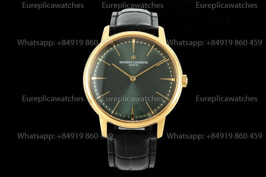 KZ Factory Vacheron Constantin traditionnelle 81180 Green Dial and Yellow Gold Case