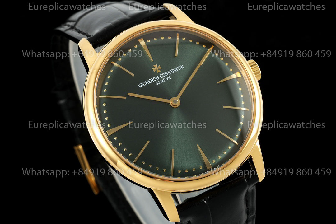 KZ Factory Vacheron Constantin traditionnelle 81180 Green Dial and Yellow Gold Case