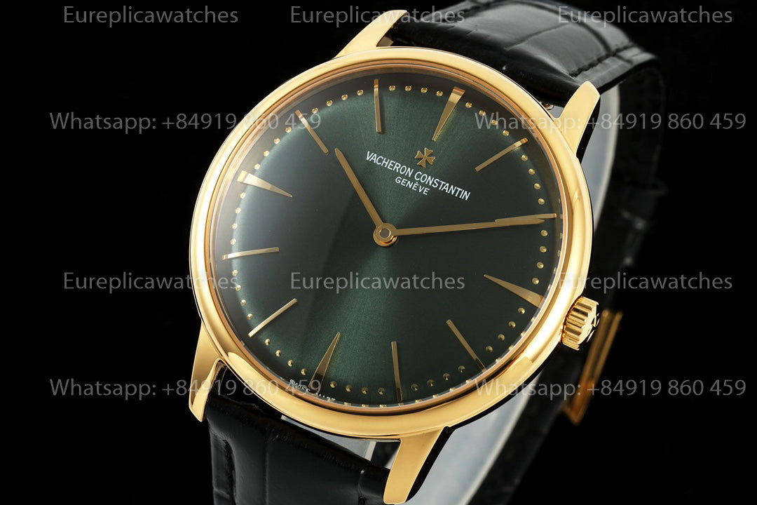 KZ Factory Vacheron Constantin traditionnelle 81180 Green Dial and Yellow Gold Case