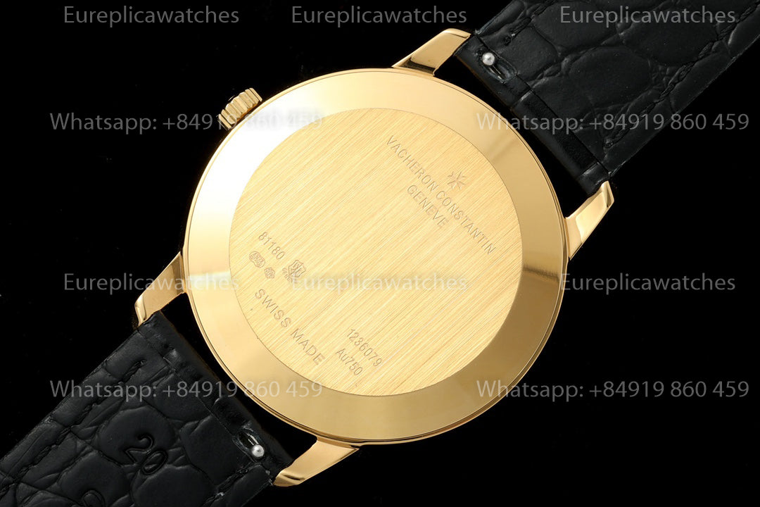 KZ Factory Vacheron Constantin traditionnelle 81180 Green Dial and Yellow Gold Case