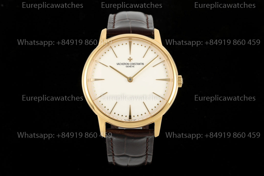 KZ Factory Vacheron Constantin traditionnelle 81180 White Dial and Yellow Gold Case