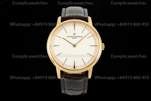 KZ Factory Vacheron Constantin traditionnelle 81180 White Dial and Yellow Gold Case
