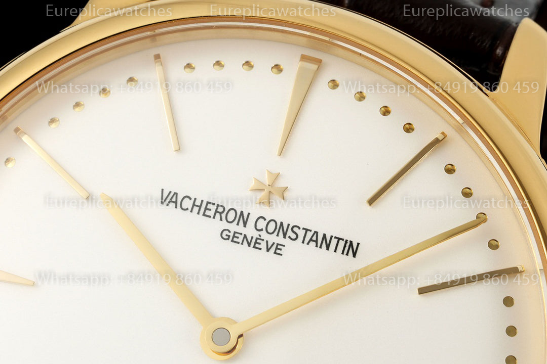 KZ Factory Vacheron Constantin traditionnelle 81180 White Dial and Yellow Gold Case