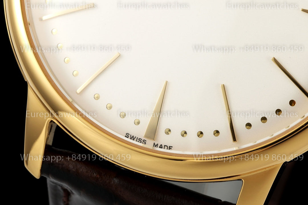 KZ Factory Vacheron Constantin traditionnelle 81180 White Dial and Yellow Gold Case