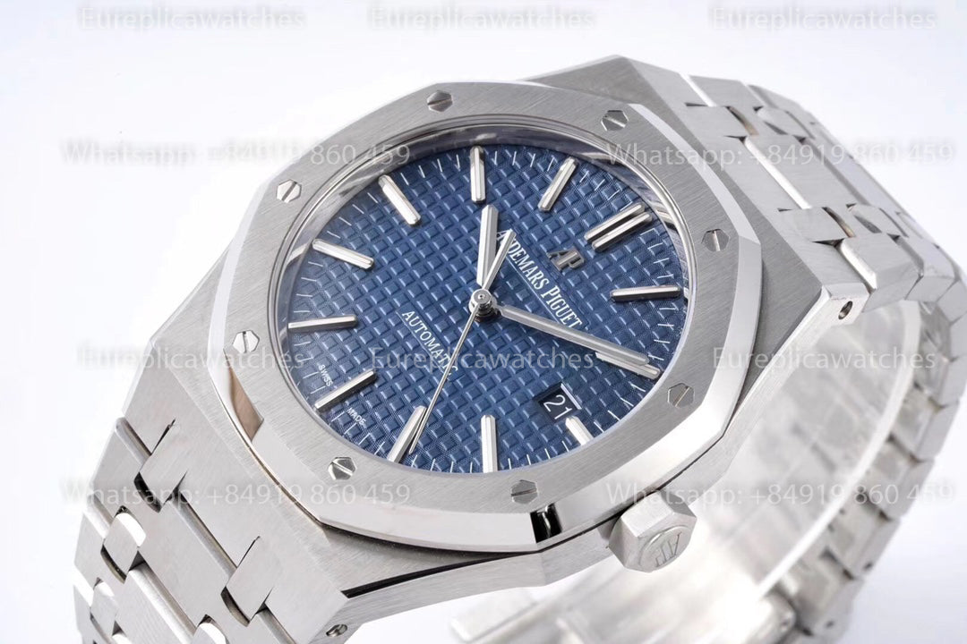 ZF Factory Audemars Piguet Royal Oak 15400 V2 Blue Dial – 9.8mm Ultra-Thin