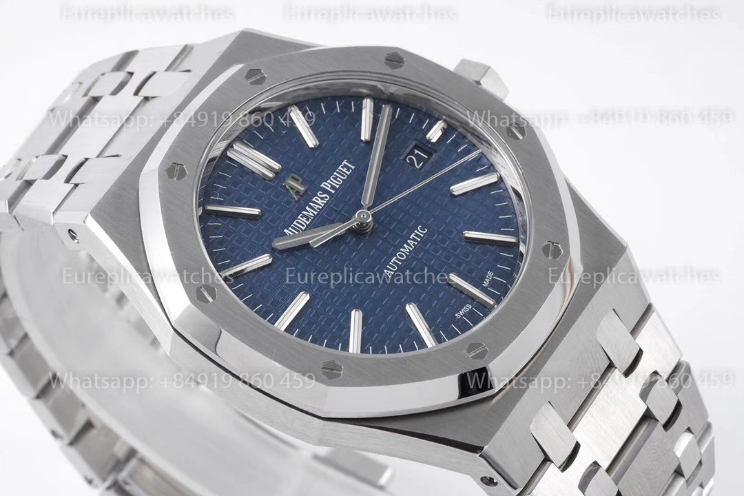 ZF Factory Audemars Piguet Royal Oak 15400 V2 Blue Dial – 9.8mm Ultra-Thin
