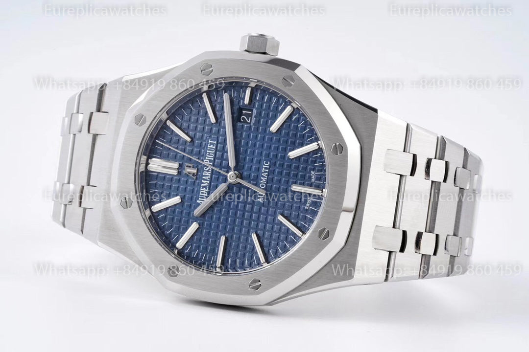 ZF Factory Audemars Piguet Royal Oak 15400 V2 Blue Dial – 9.8mm Ultra-Thin