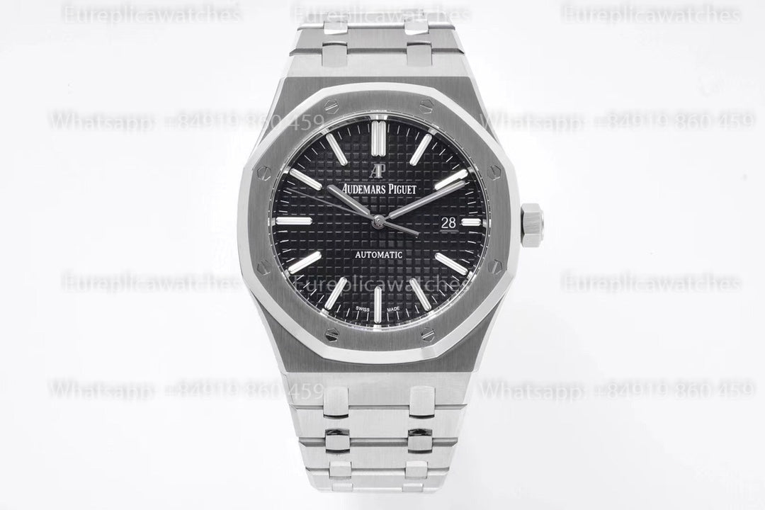 ZF Factory Audemars Piguet Royal Oak 15400 V2 Black Dial – 9.8mm Ultra-Thin