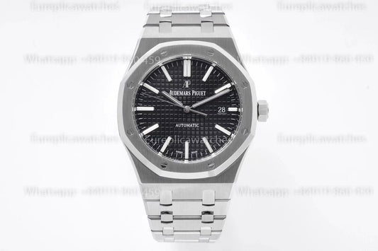 ZF Factory Audemars Piguet Royal Oak 15400 V2 Black Dial – 9.8mm Ultra-Thin