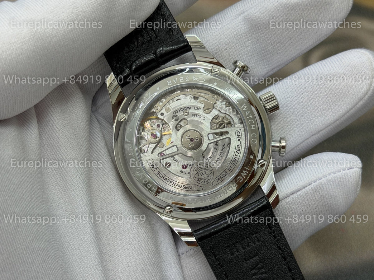 OCTA Factory IWC Portugieser Chronograph IW371605 Gelbes Zifferblatt Edelstahlgehäuse