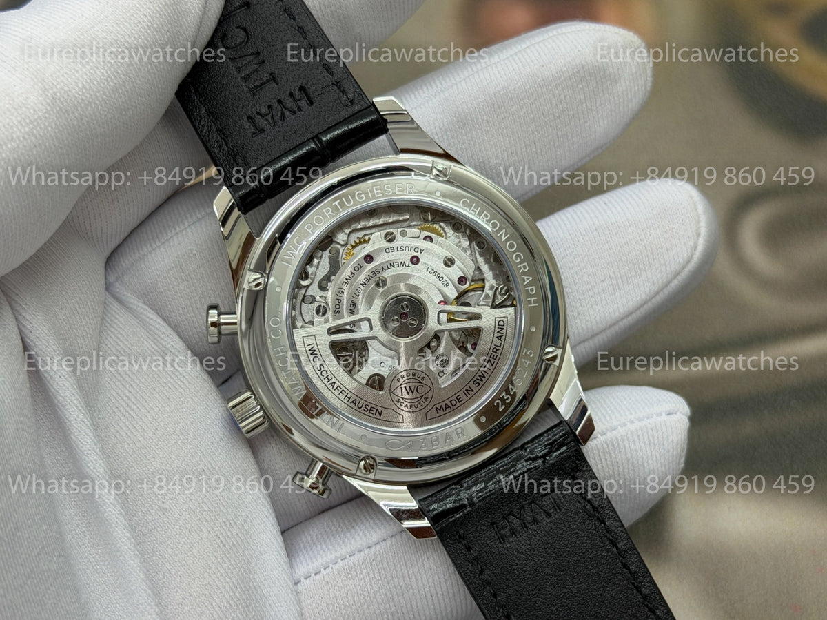 OCTA Factory IWC Portugieser Chronograph IW371605 Blaues Zifferblatt Edelstahlgehäuse