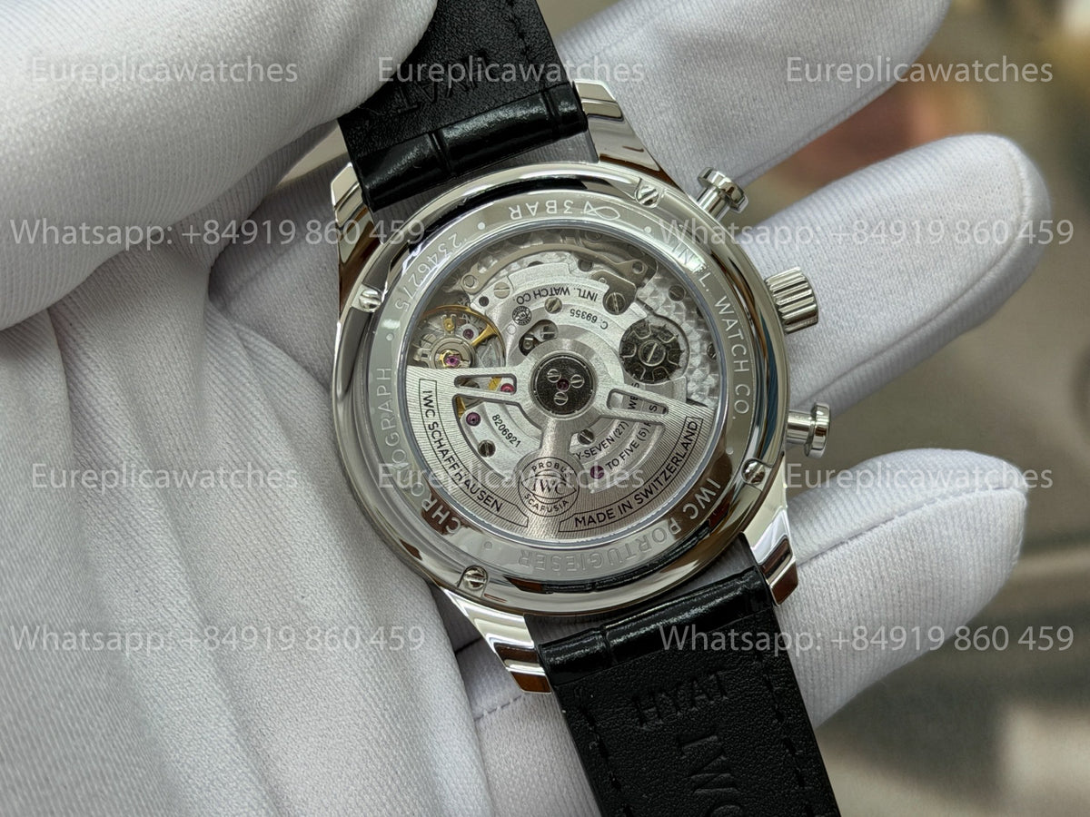 OCTA Factory IWC Portugieser Chronograph IW371605 Blue Leather Strap