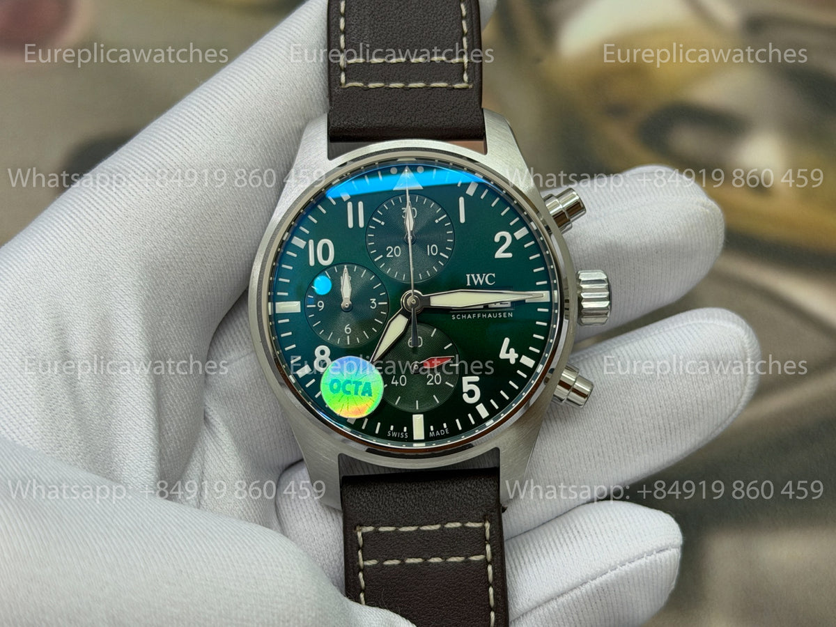 OCTA Factory IWC Pilot’s Watch Chronograph – Green Dial Cal. 69385