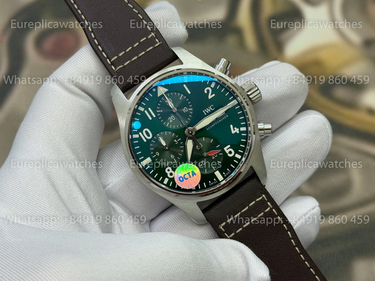 OCTA Factory IWC Pilot’s Watch Chronograph – Green Dial Cal. 69385
