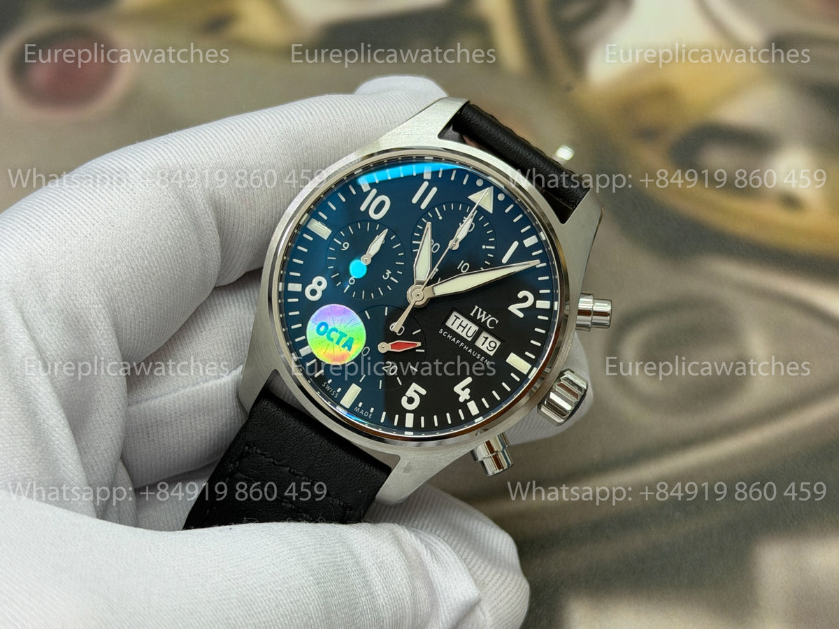 OCTA Factory IWC Fliegeruhr Chronograph – Blaues Zifferblatt Kal. 69385