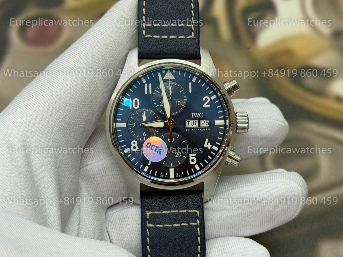 OCTA Factory IWC Pilot’s Watch Chronograph – Hellblaues Zifferblatt Kal. 69385