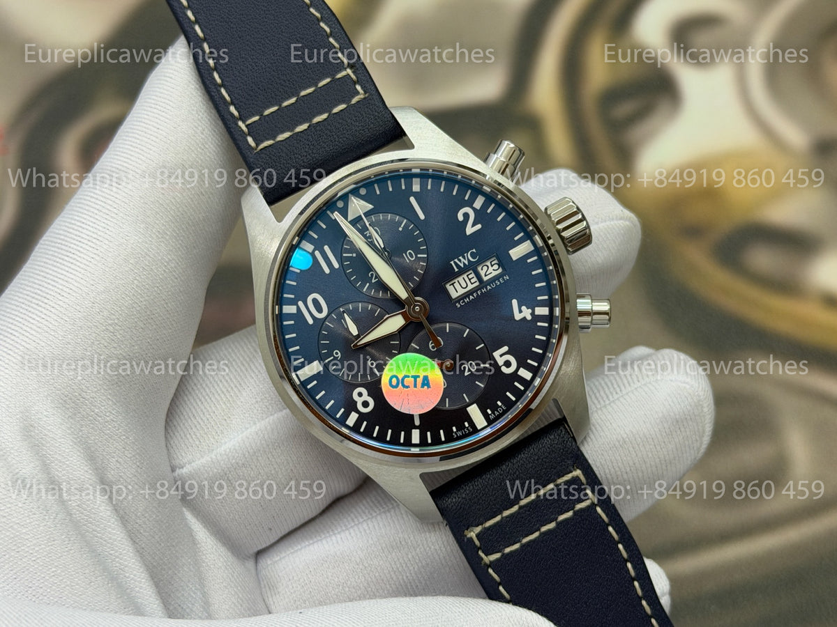 OCTA Factory IWC Pilot’s Watch Chronograph – Hellblaues Zifferblatt Kal. 69385