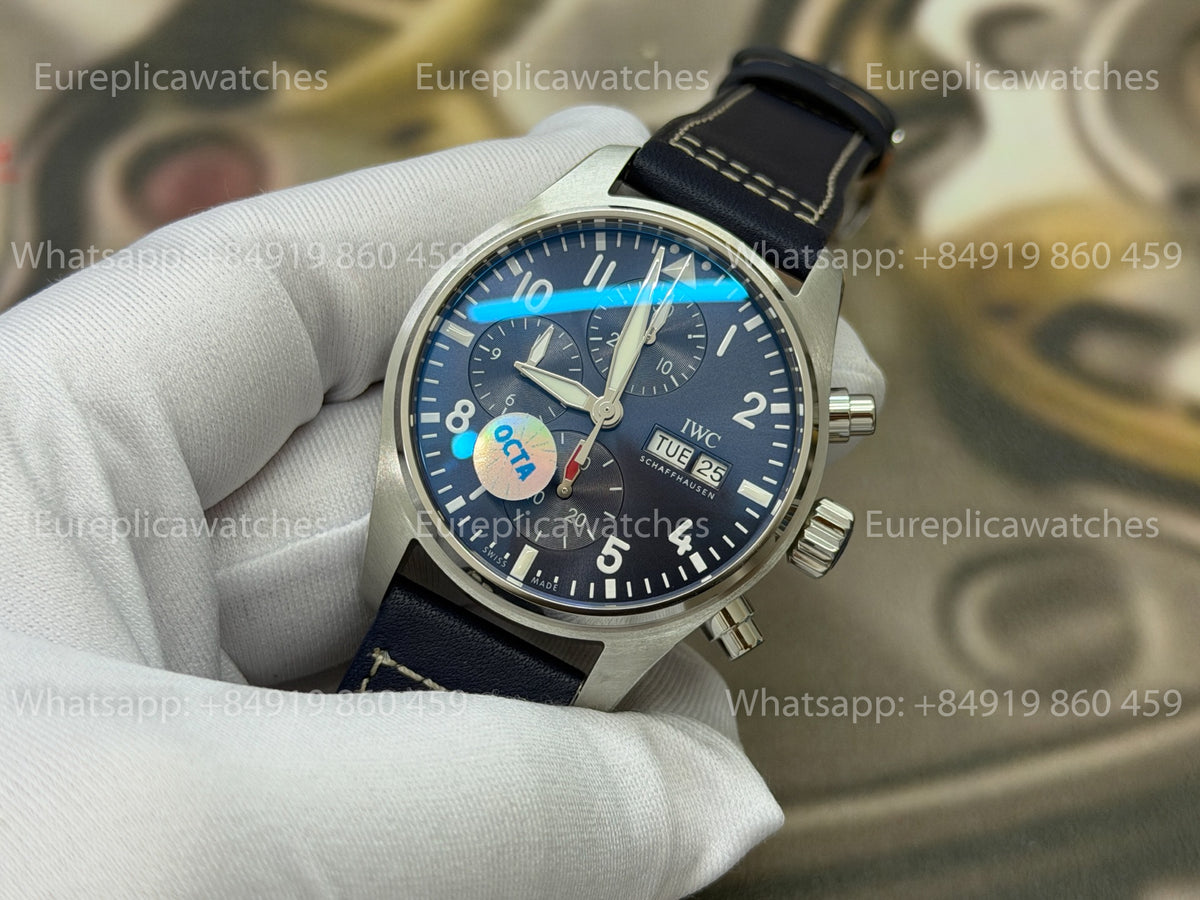 OCTA Factory IWC Pilot’s Watch Chronograph – Hellblaues Zifferblatt Kal. 69385