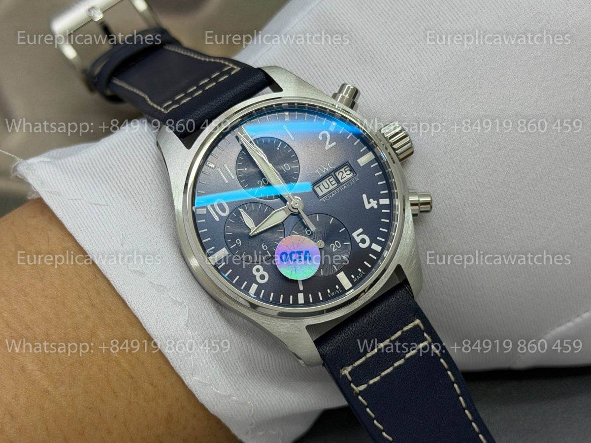 OCTA Factory IWC Pilot’s Watch Chronograph – Hellblaues Zifferblatt Kal. 69385