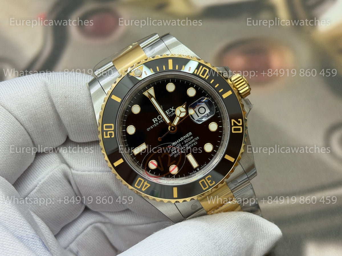 VSF Rolex Submariner 126613LN-0002 VS Factory schwarzes Zifferblatt 180 Gramm freischwingende Unruh