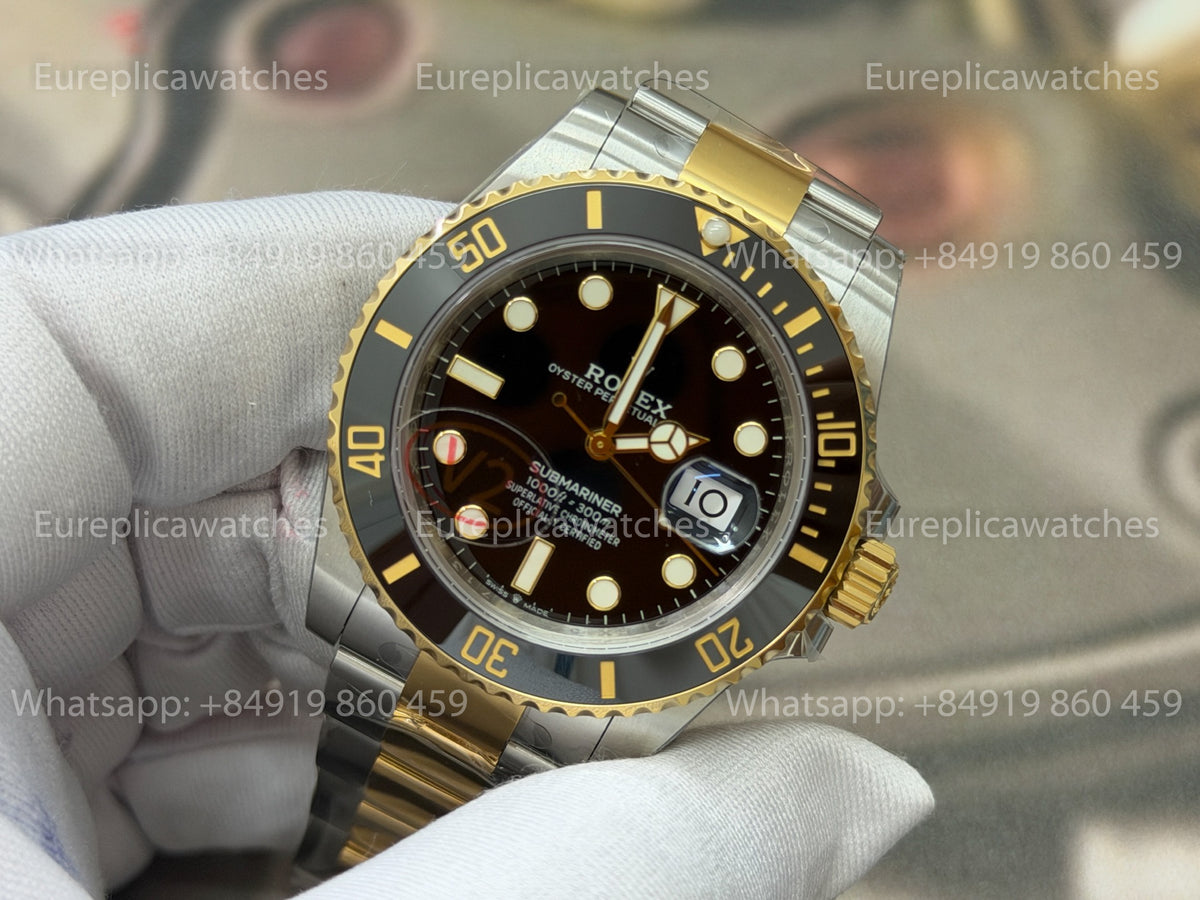 VSF Rolex Submariner 126613LN-0002 VS Factory schwarzes Zifferblatt 180 Gramm freischwingende Unruh