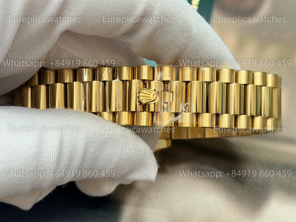 VSF - Rolex Day Date 40 M228238 Green Dial Yellow Gold VS Factory V2 VS Factory