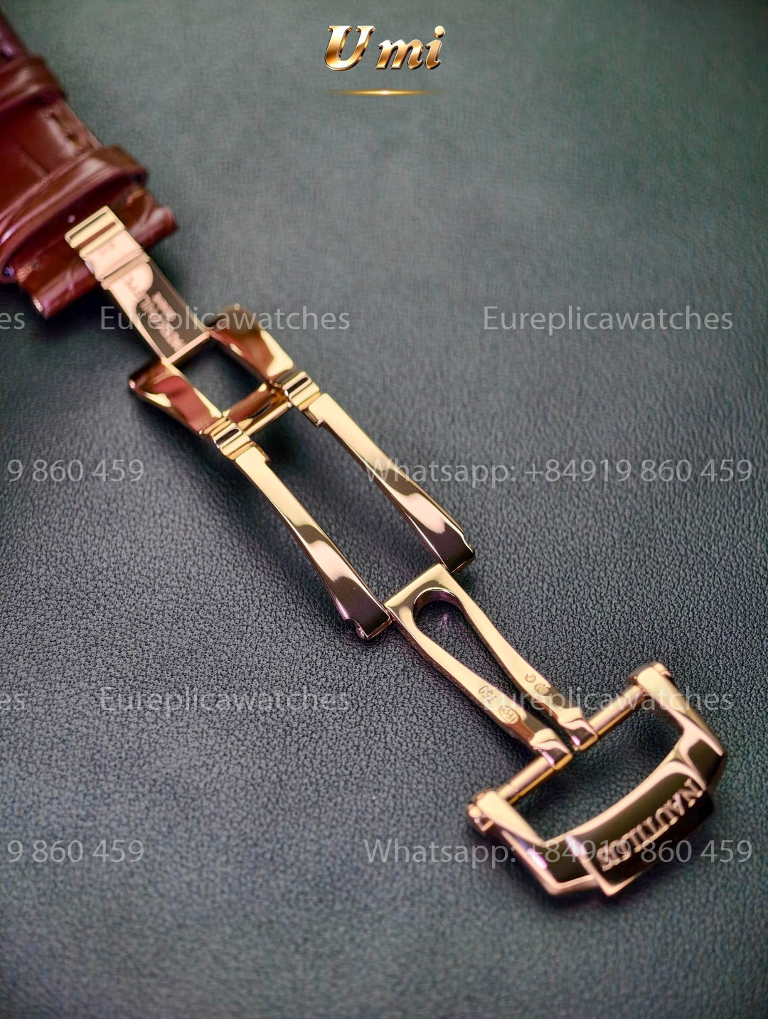 UMI Factory - Patek Philippe Nautilus Ref. 5712/1R-001 Brown Strap -King of Gold Watches