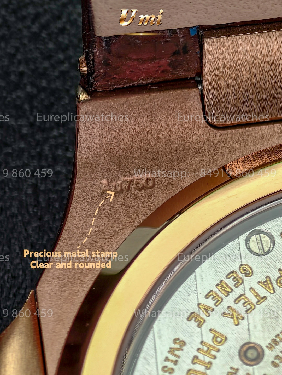 UMI Factory - Patek Philippe Nautilus Ref. 5712/1R-001 Brown Strap -King of Gold Watches