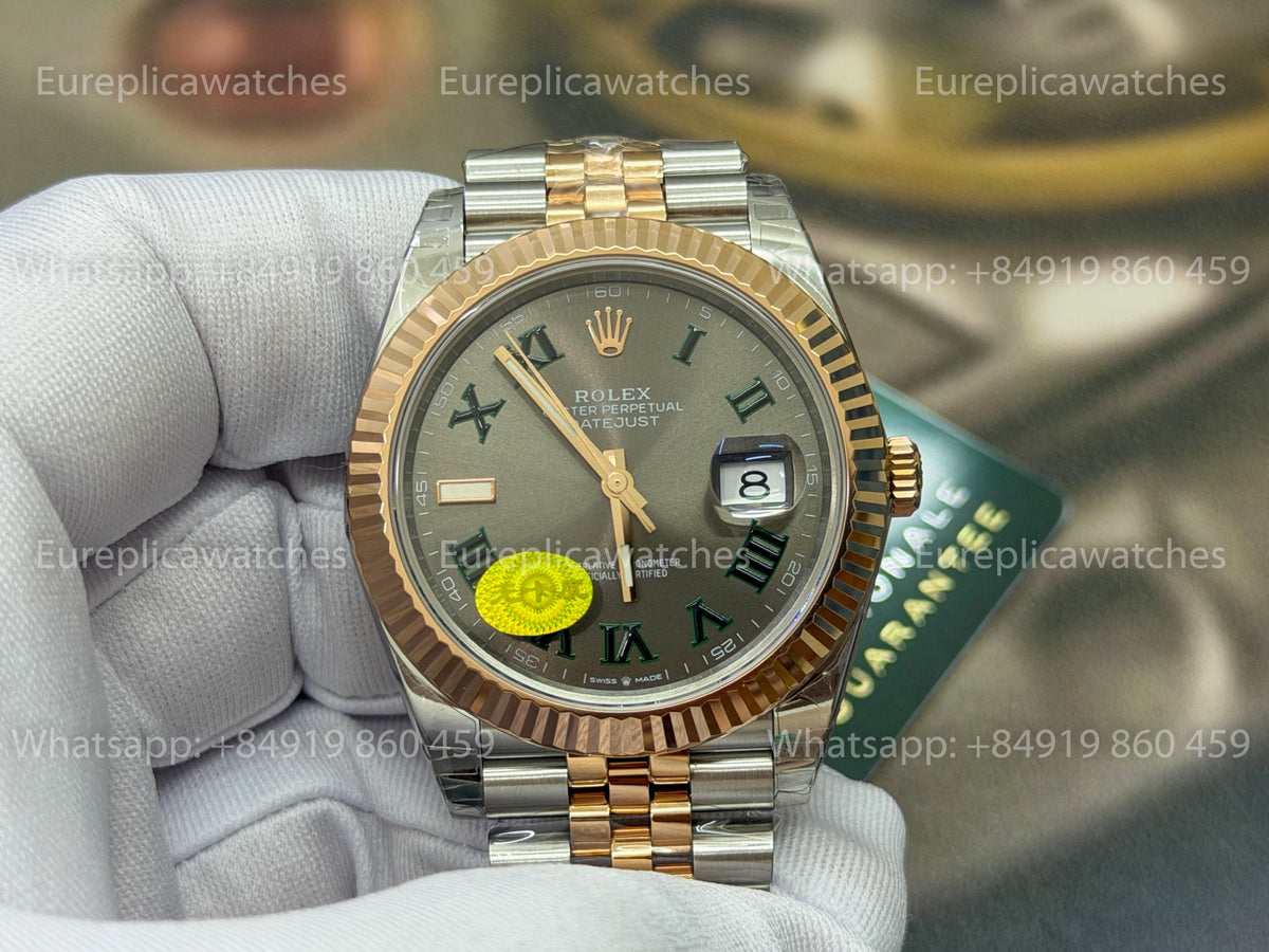 VSF - Rolex Datejust 41 Ref. 126334-0020 Wimbledon Dial VS Factory