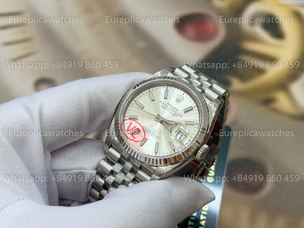 VSF - Rolex Datejust 36 Silver Dial 126234-0013 VS Factory V2