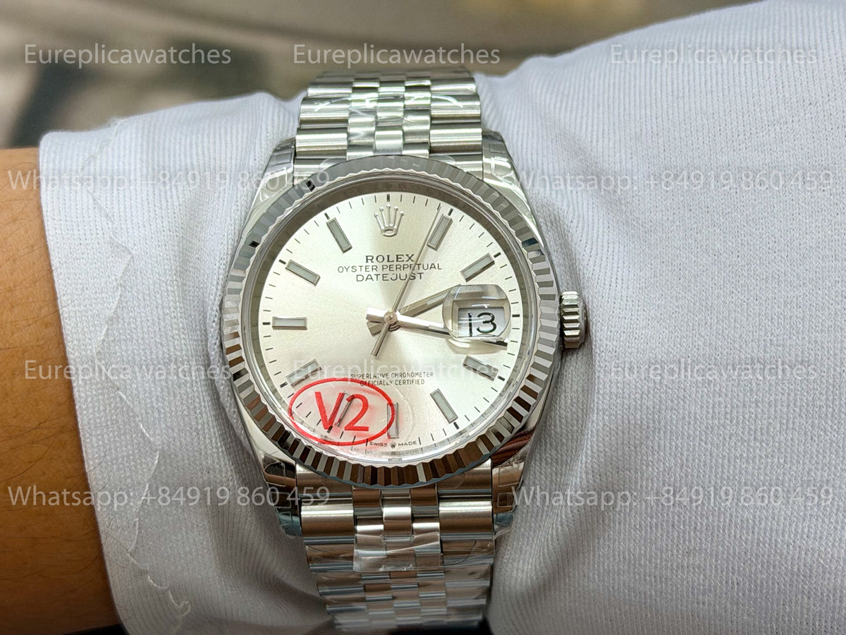 VSF - Rolex Datejust 36 Silver Dial 126234-0013 VS Factory V2