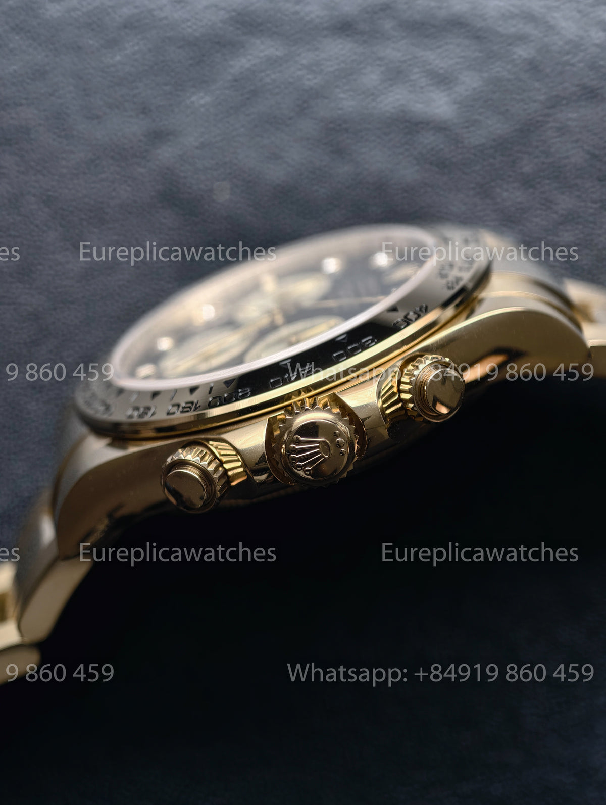 BDS Factory Rolex Daytona 126508 Black Diamond Dial Yellow Gold Bracelet – Full-Weight Edition