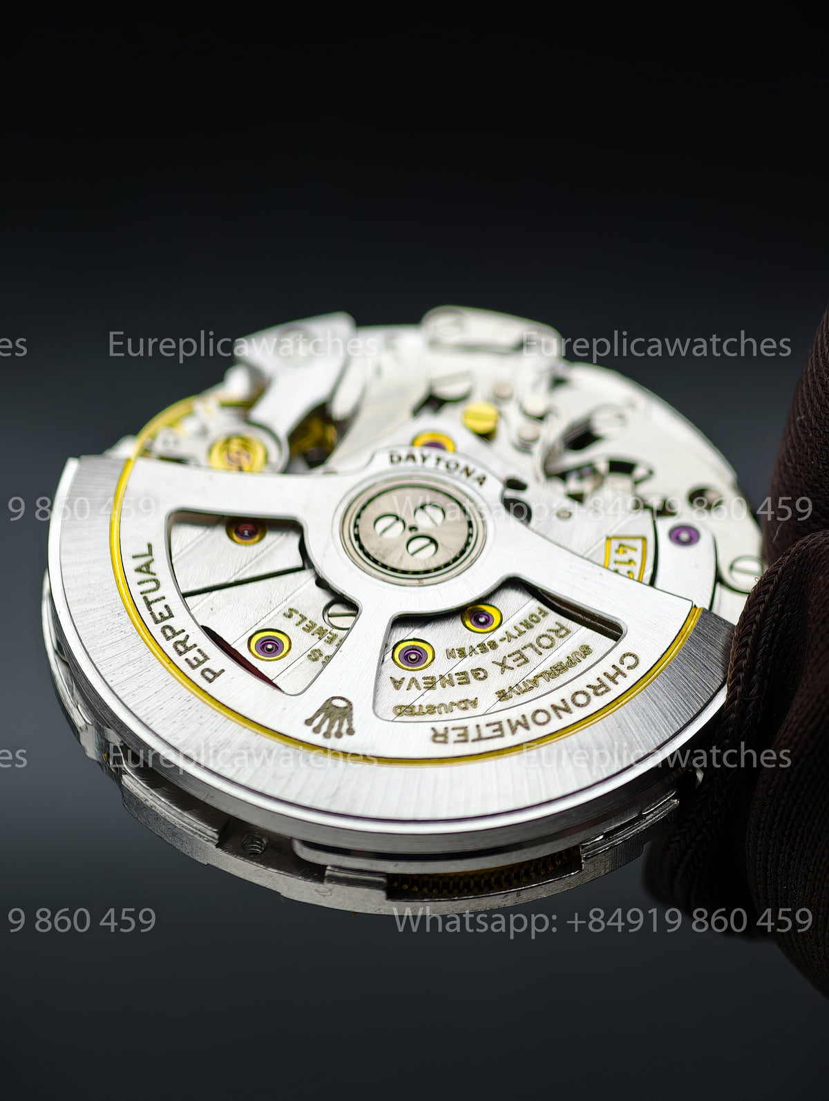 BDS Factory Rolex Daytona 126508 Black Diamond Dial Yellow Gold Bracelet – Full-Weight Edition