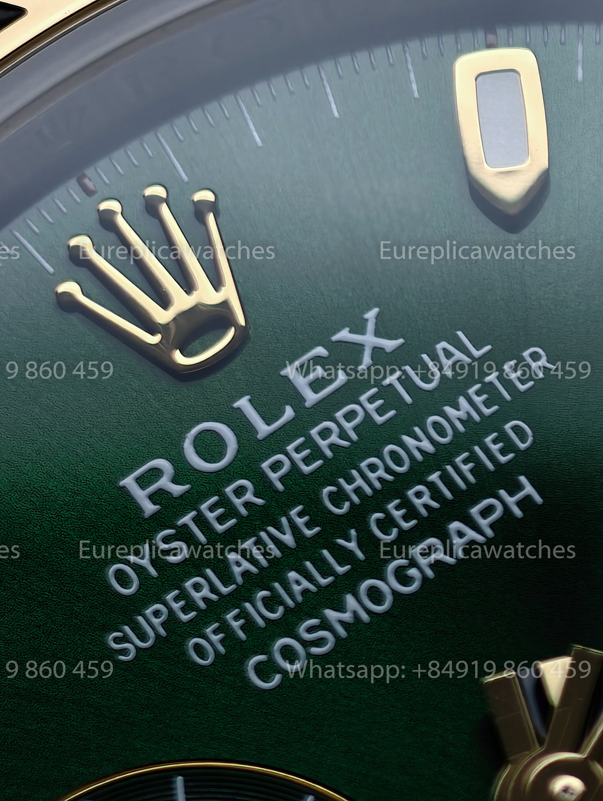 BDS Factory Rolex Cosmograph Daytona 116508-0013 Green Dial Yellow Gold Bracelet – Full-Weight Edition