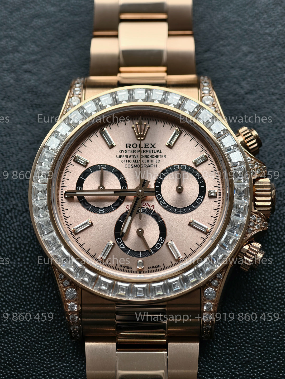 BDS Factory Rolex Cosmograph Daytona 40 M126595TBR-0001 Rose Gold – Full-Weight Edition