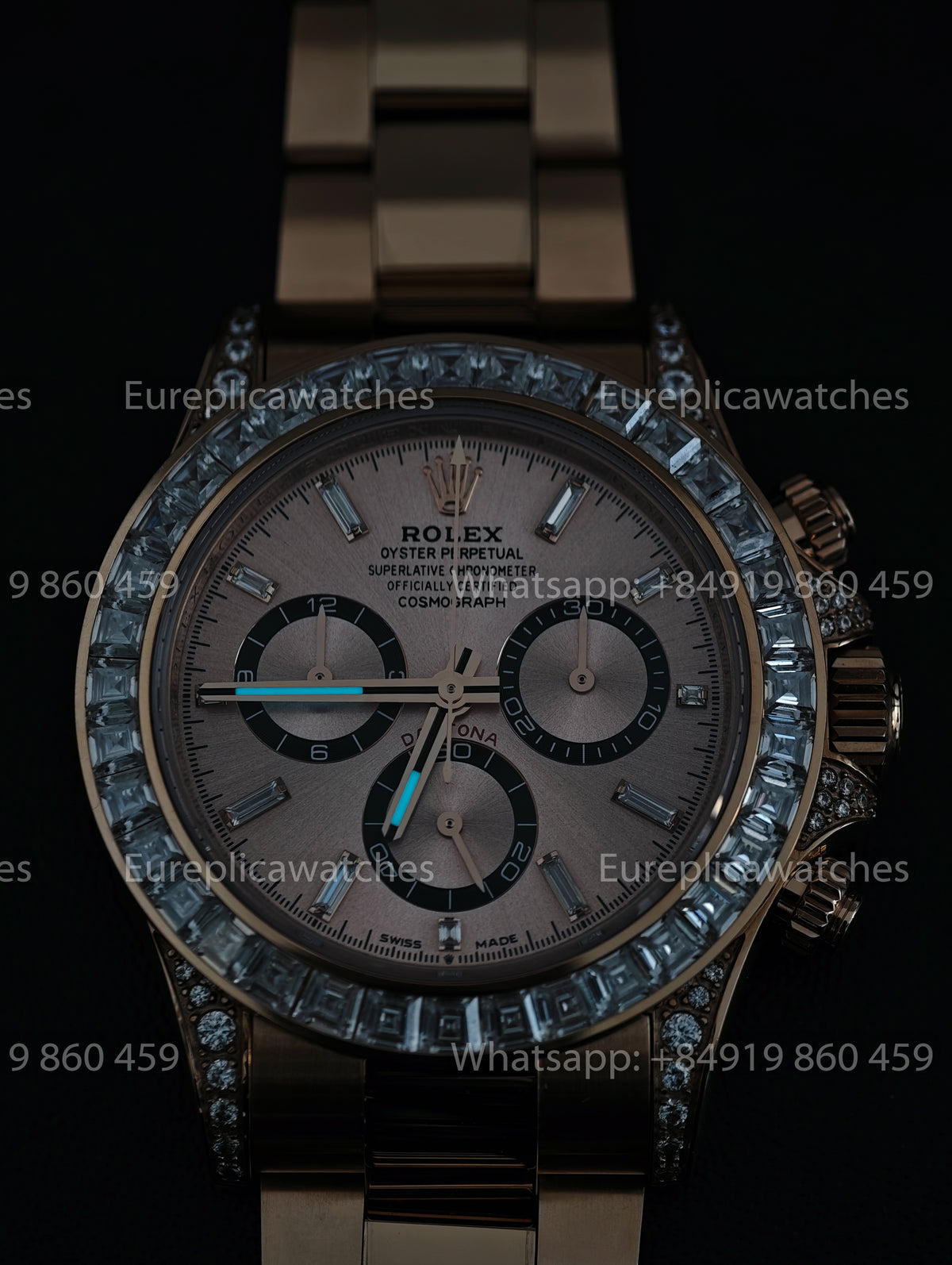 BDS Factory Rolex Cosmograph Daytona 40 M126595TBR-0001 Rose Gold – Full-Weight Edition