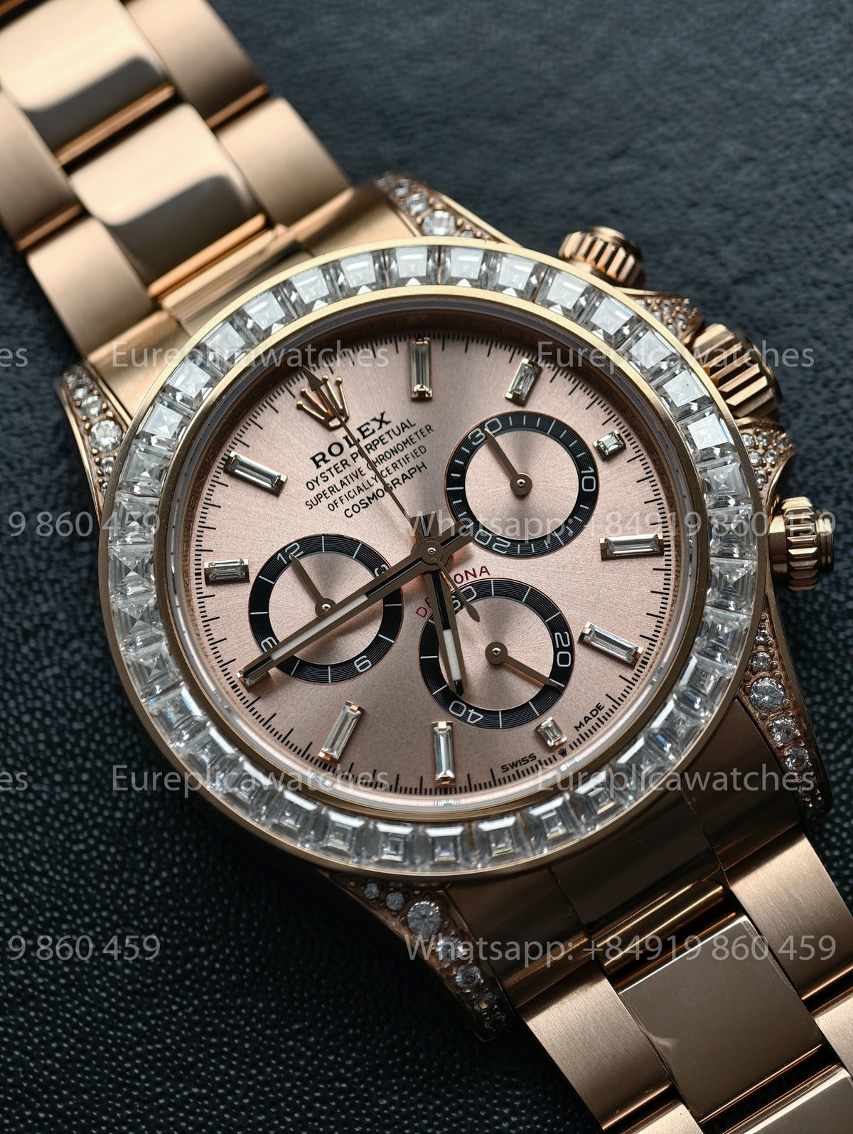 BDS Factory Rolex Cosmograph Daytona 40 M126595TBR-0001 Rose Gold – Full-Weight Edition