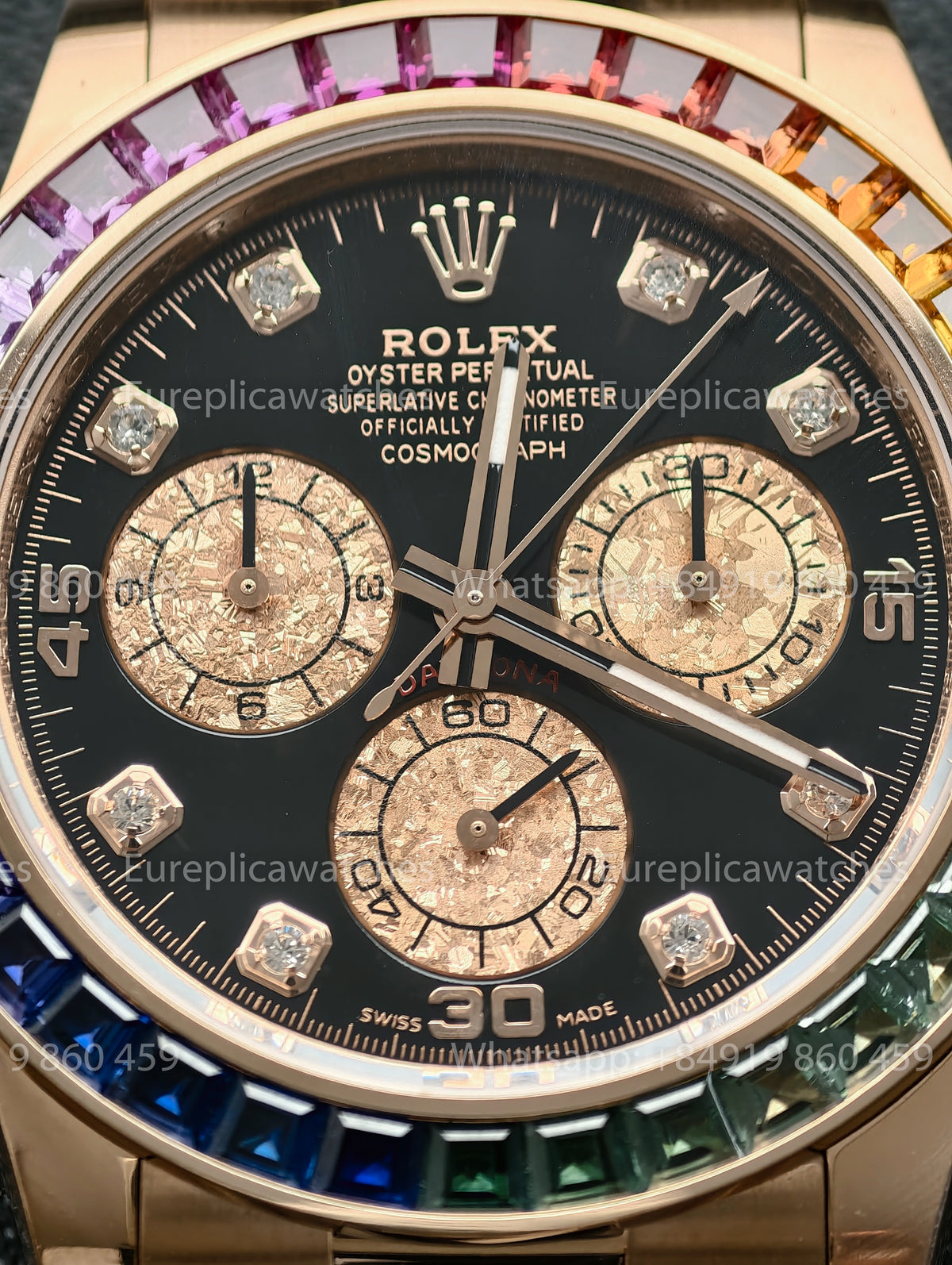 BDS Factory Rolex Cosmograph Daytona Rainbow 116595RBOW Rose Gold – Full-Weight Edition