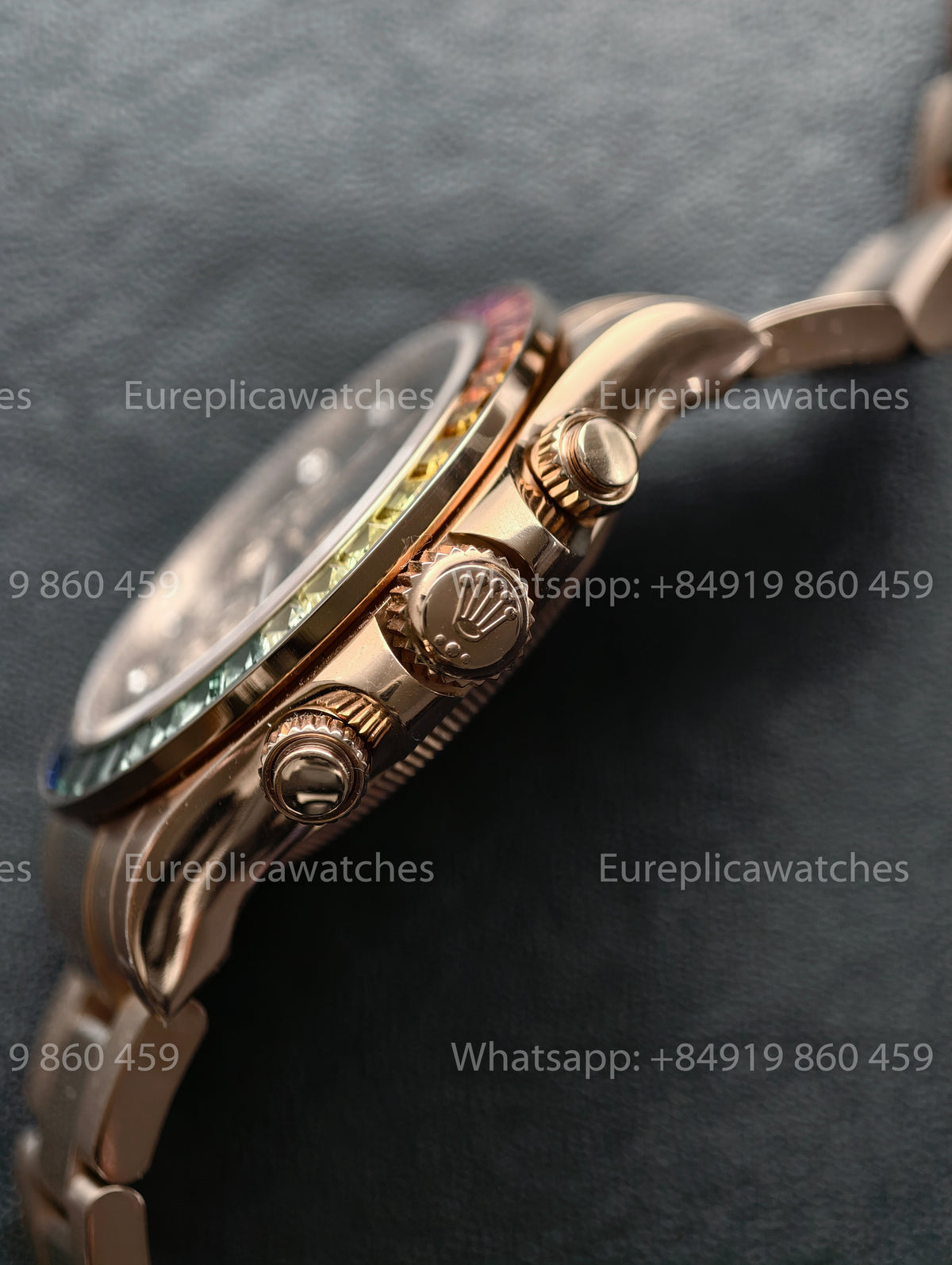 BDS Factory Rolex Cosmograph Daytona Rainbow 116595RBOW Rose Gold – Full-Weight Edition