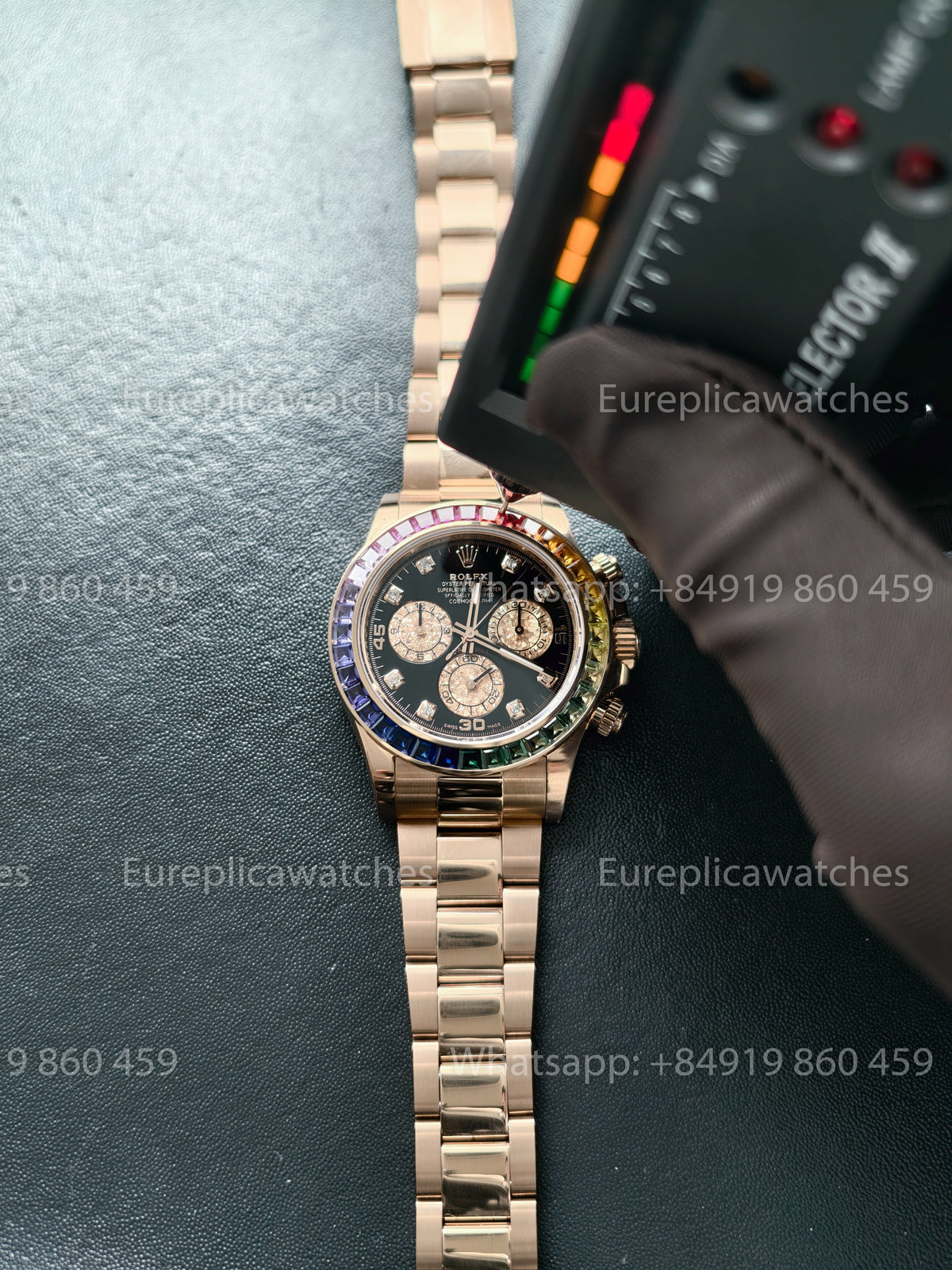 BDS Factory Rolex Cosmograph Daytona Rainbow 116595RBOW Rose Gold – Full-Weight Edition