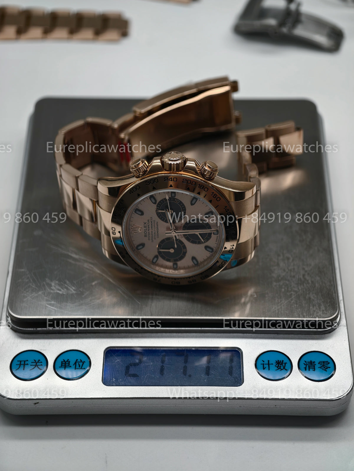 BDS Factory Rolex Cosmograph Daytona 40 116505-0001 Rose Gold – Full-Weight Edition