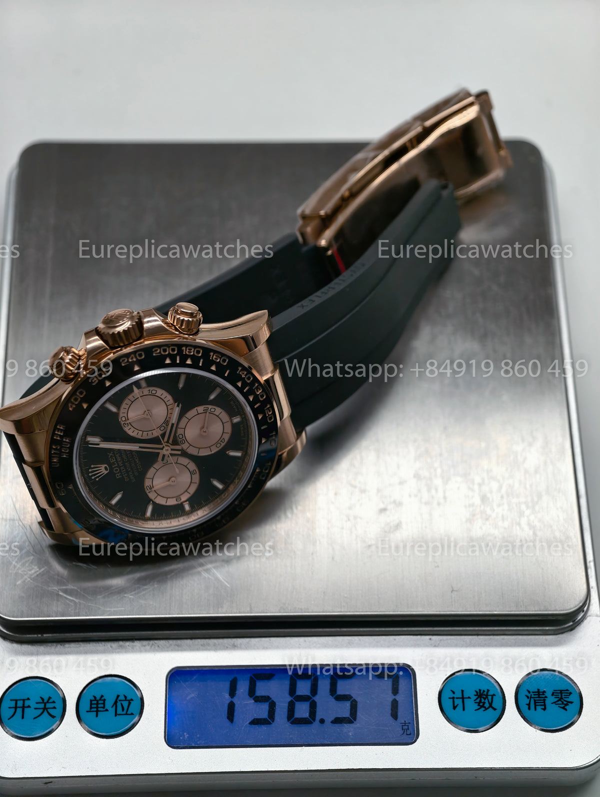 BDS Factory Rolex Cosmograph Daytona 126515LN Rose Gold Black Dial – Full-Weight Edition
