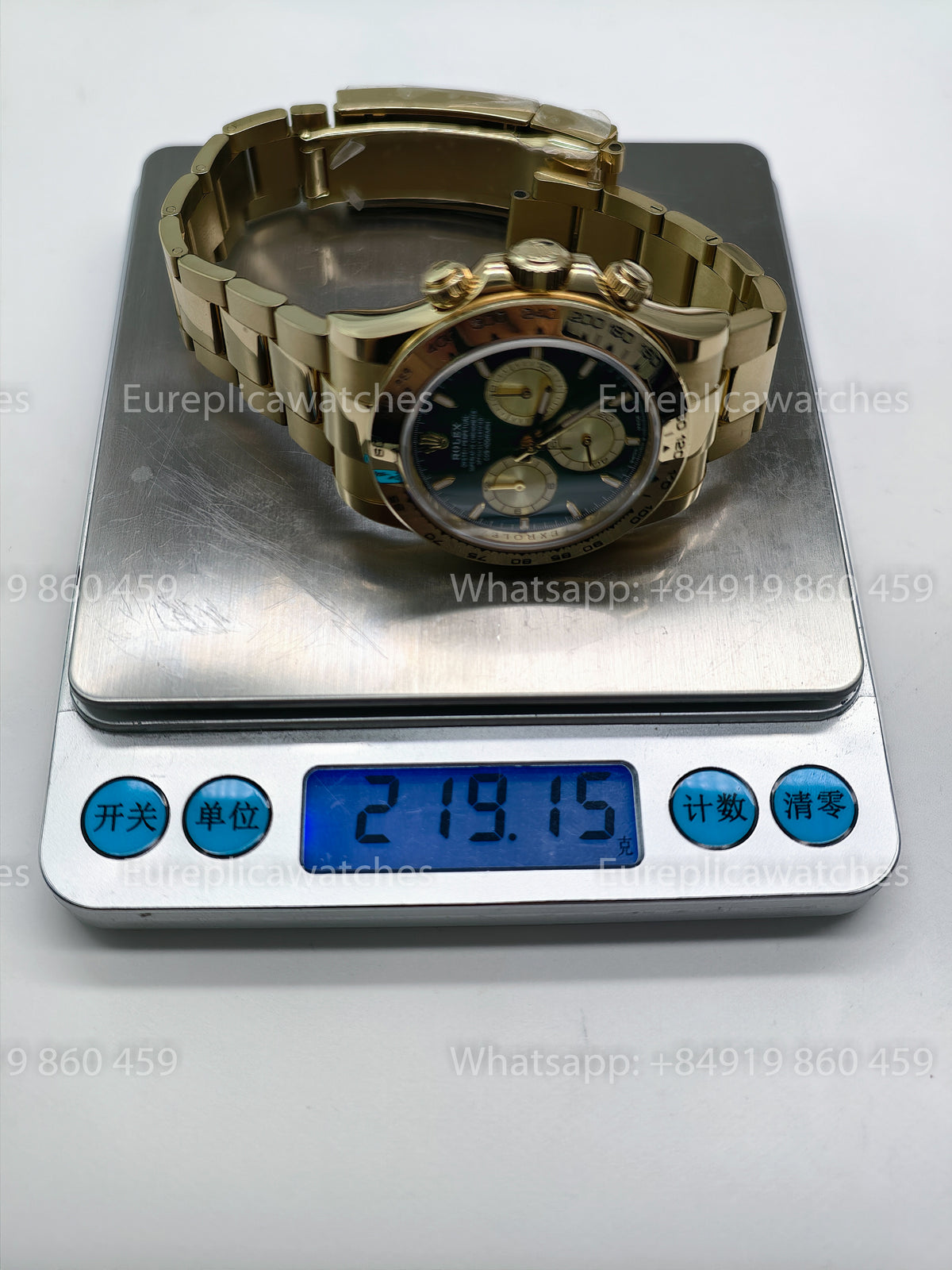 BDS Factory Rolex Daytona John Mayer 2.0 126508 Green Dial Yellow Gold – Full-Weight Edition