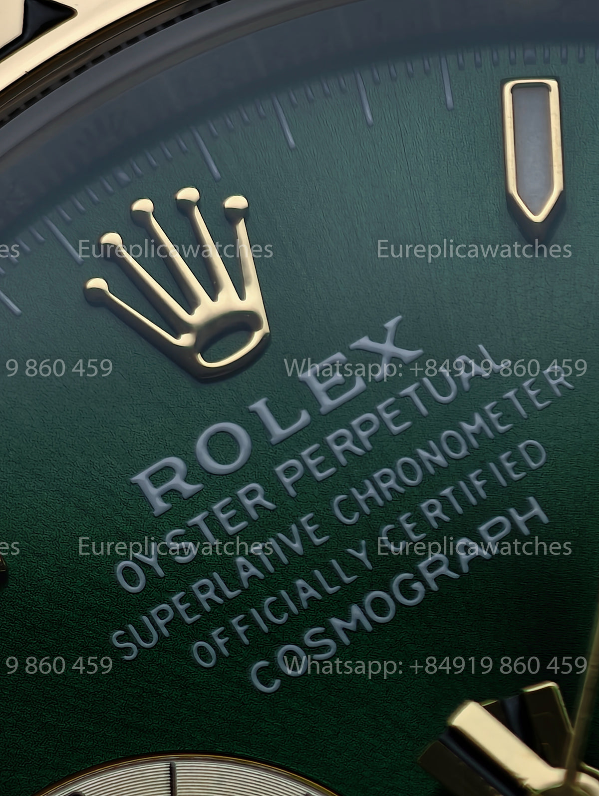 BDS Factory Rolex Daytona John Mayer 2.0 126508 Green Dial Yellow Gold – Full-Weight Edition
