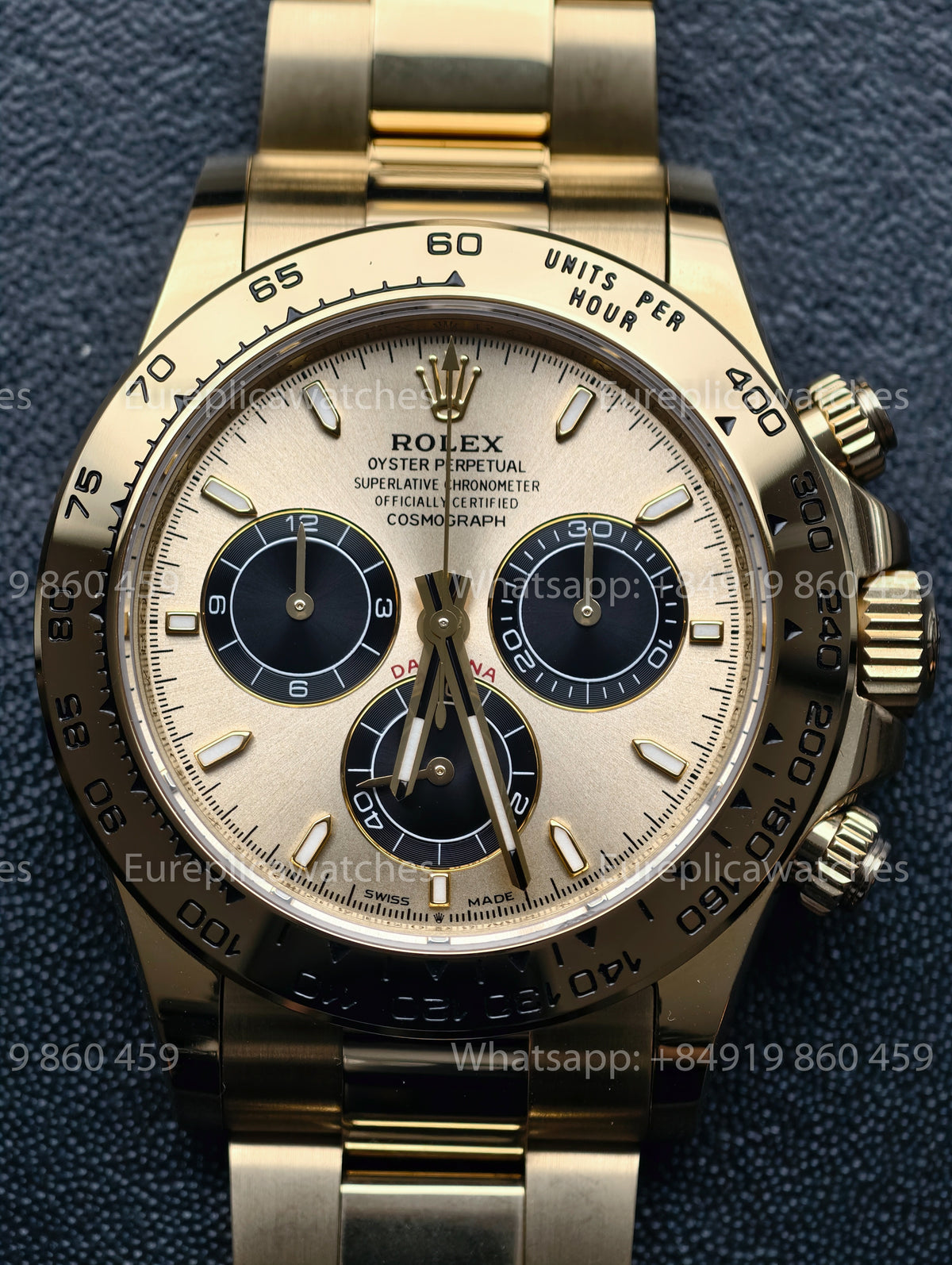 BDS Factory Rolex Pikachu Daytona 126508 Yellow Gold Champagne Dial Full Weight Edition